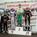 ADAC Kart Masters Kerpen Siegerehrung KZ2 Rennen 1